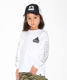 XLARGE KIDS | 抗菌防臭 OGゴリラ袖ロゴTシャツ(Tシャツ/カットソー)