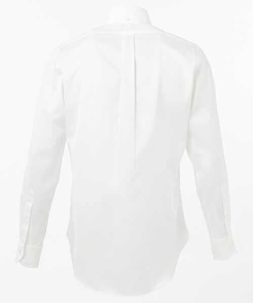J.PRESS（ジェイプレス）の「【PREMIUM PLEATS / 形態安定】ピンオックス ドレスシャツ / B.D.（ビジネスシャツ・メンズ・ダルブルー系・首回り37cm-裄丈82cm/首回り38cm-裄丈84cm/首回り39cm-裄丈84cm/首回り40cm-裄丈85cm/首回り41cm-裄丈85cm/首回り42cm-裄丈86cm/首回り43cm-裄丈86cm）」の3枚目の写真