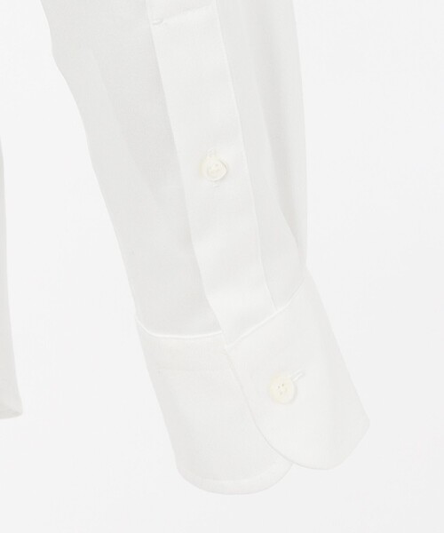 J.PRESS（ジェイプレス）の「【PREMIUM PLEATS / 形態安定】ピンオックス ドレスシャツ / B.D.（ビジネスシャツ・メンズ・ダルブルー系・首回り37cm-裄丈82cm/首回り38cm-裄丈84cm/首回り39cm-裄丈84cm/首回り40cm-裄丈85cm/首回り41cm-裄丈85cm/首回り42cm-裄丈86cm/首回り43cm-裄丈86cm）」の5枚目の写真