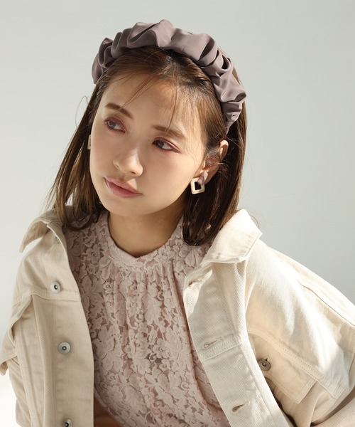 one after another NICE CLAUP(ワンアフターアナザーナイスクラップ)の「硫化染めゆるGジャン(デニムジャケット・レディース・アイボリー/ブラック/ネイビー/ピンク・FREE)」の15枚目の写真