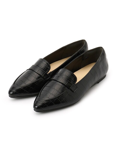 DRESKIP（ドレスキップ）の「◆【中敷き制菌/防臭】ア－モンドトウフラット（その他シューズ・レディース・ブラック/シルバー/アイボリー/ブラック系3・35/45）」の4枚目の写真