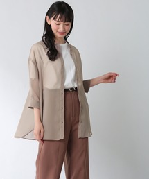 Honeys | Ｔシャツ付シアーシャツ(シャツ/ブラウス)