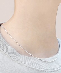 SETUP7 | 【SETUP7】シルバー925 シンプルチェーンネックレス V-10SDC4 NKS(ネックレス)