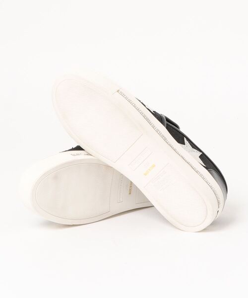 Bridget Birkin（ブリジットバーキン）の「スターモチーフスリッポンスニーカー(55016R)（スリッポン・レディース・ブラック/グレー/シルバー・23/22.5/24/23.5）」の4枚目の写真