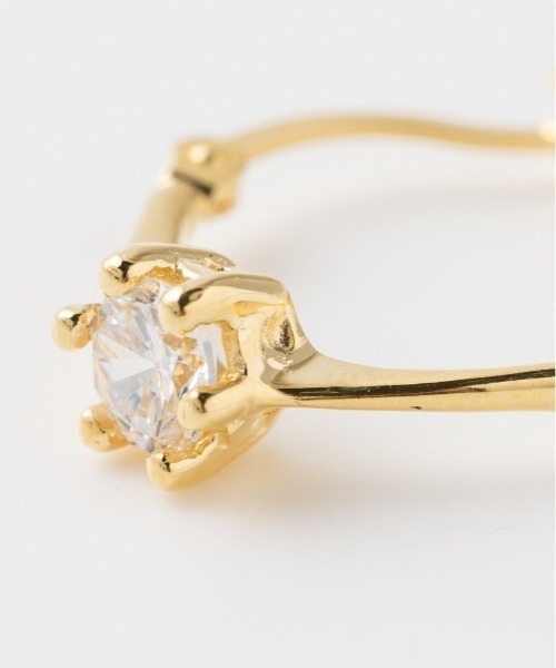 IOSSELLIANI（イオッセリアーニ）の「Iosselliani/CLASSIC COLLECTION Ring アシンメトリーピアス（ピアス（両耳用）・レディース・ゴールド系その他・FREE）」の7枚目の写真