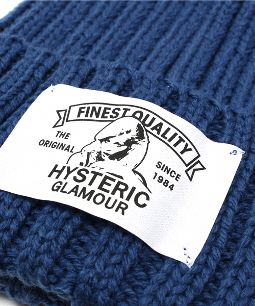 HYSTERIC GLAMOUR（ヒステリックグラマー）の「FINEST QUALITY WATCHキャップ（ニットキャップ/ビーニー・レディース・ホワイト/ピンク/ブルー/ブラック・FREE）」の6枚目の写真