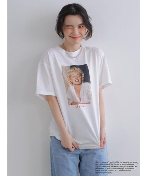 Green Parks(グリーンパークス)の「■マリリンモンローフォトTシャツ*(Tシャツ/カットソー・レディース・B/A/C/D・FREE)」の2枚目の写真