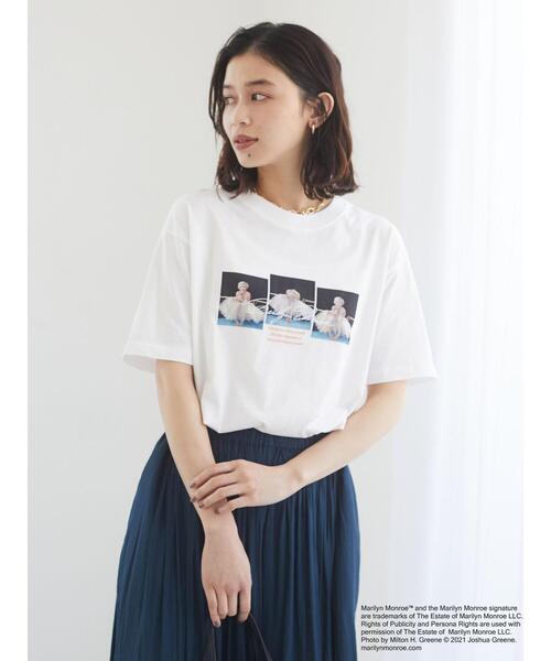 Green Parks(グリーンパークス)の「■マリリンモンローフォトTシャツ*(Tシャツ/カットソー・レディース・B/A/C/D・FREE)」の1枚目の写真