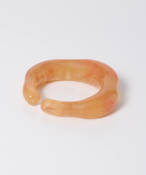 KBF（ケイビーエフ）の「CASSELINI　アクリルマーブルバングル∴（ブレスレット・レディース・ブラウン/ピンク/グリーン・ONE）」の5枚目の写真