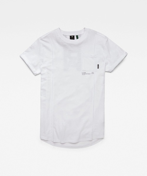 G-STAR（ジースター）の「LASH POCKET BACK GRAPHIC T-SHIRT（Tシャツ/カットソー・メンズ・ホワイト・XX-SMALL/SMALL/X-SMALL/MEDIUM）」の6枚目の写真