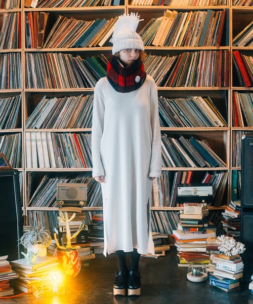 STOF（ストフ）の「Mohawk Knit Cap（ニットキャップ/ビーニー・レディース・ブラック/ホワイト・FREE）」の8枚目の写真