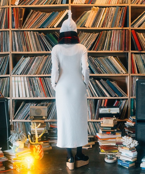 STOF（ストフ）の「Mohawk Knit Cap（ニットキャップ/ビーニー・レディース・ブラック/ホワイト・FREE）」の9枚目の写真