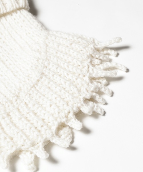 STOF（ストフ）の「Mohawk Knit Cap（ニットキャップ/ビーニー・レディース・ブラック/ホワイト・FREE）」の11枚目の写真