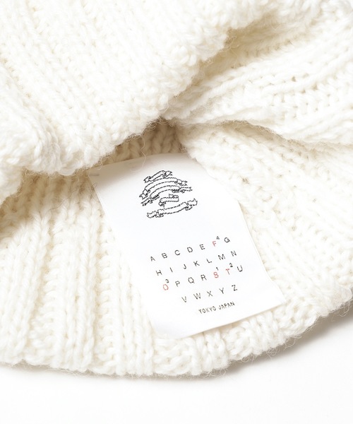 STOF（ストフ）の「Mohawk Knit Cap（ニットキャップ/ビーニー・レディース・ブラック/ホワイト・FREE）」の4枚目の写真