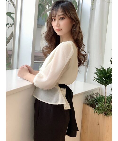 RESEXXY（リゼクシー）の「バックリボンブラウス（シャツ/ブラウス・レディース・ベージュ/アイボリー/その他/その他1・FREE）」の22枚目の写真