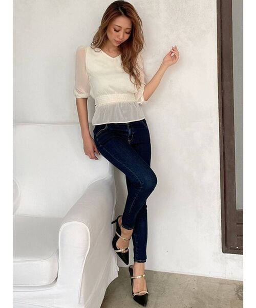 RESEXXY（リゼクシー）の「バックリボンブラウス（シャツ/ブラウス・レディース・ベージュ/アイボリー/その他/その他1・FREE）」の20枚目の写真