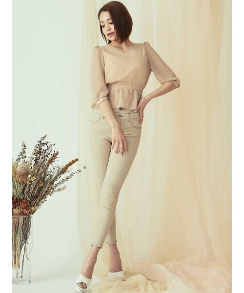 RESEXXY（リゼクシー）の「バックリボンブラウス（シャツ/ブラウス・レディース・ベージュ/アイボリー/その他/その他1・FREE）」の14枚目の写真