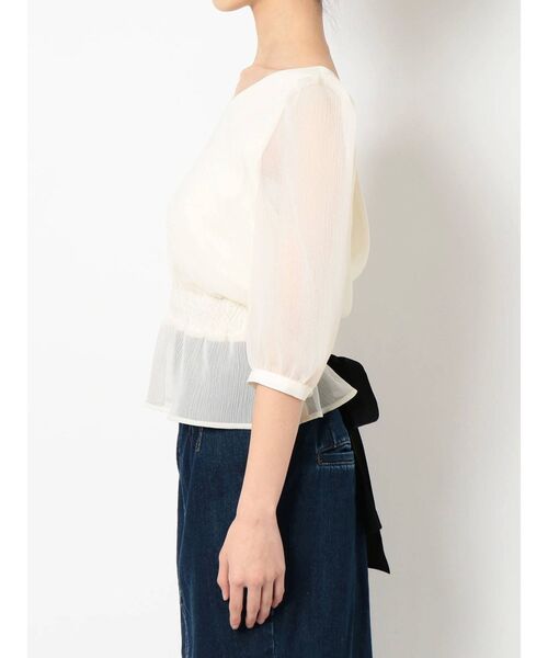 RESEXXY（リゼクシー）の「バックリボンブラウス（シャツ/ブラウス・レディース・ベージュ/アイボリー/その他/その他1・FREE）」の21枚目の写真