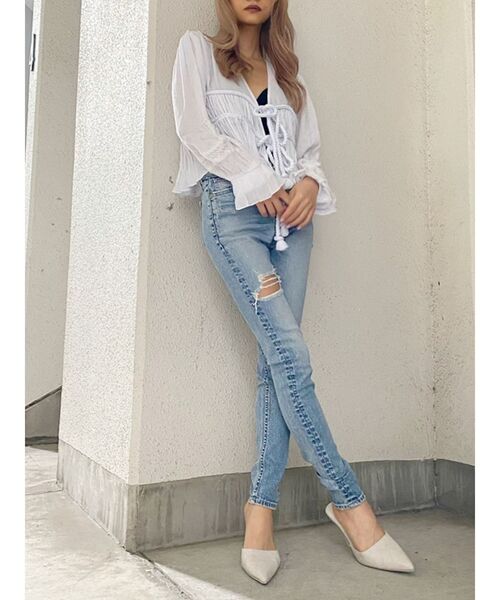 GYDA(ジェイダ)の「Pythonポインテッドミュール(パンプス・レディース・オフホワイト/その他1・SMALL/MEDIUM/LARGE)」の6枚目の写真