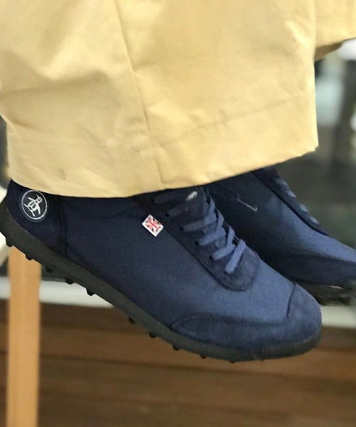 Munsingwear Grand-Slam（マンシングウェア　グランドスラム）の「WALSH × Munsingwear コラボレーションスニーカー（スニーカー・メンズ・ホワイト/ネイビー・26.0cm/27.0cm/25.0cm/28.0cm）」の2枚目の写真