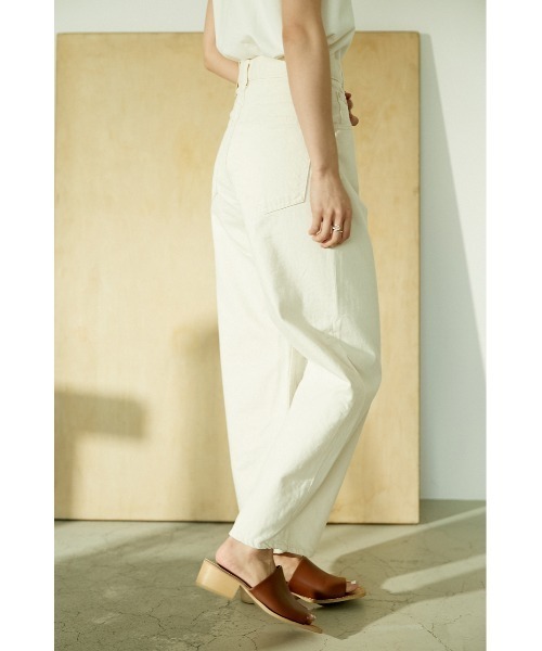BLACK BY MOUSSY ホワイトデニムパンツ CAW white denim（カウホワイトデニム）（デニムパンツ）｜BLACK