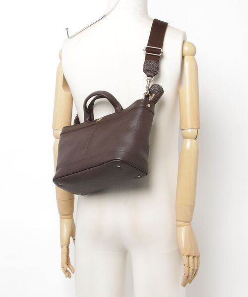 美品】マヌー BEELINE DACHSH トート 2way レザー ブラック