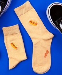WIGGLE WIGGLE（ウィグルウィグル）の「WIGGLE WIGGLE／刺繍SOCKS ホットドック　2951345（ソックス/靴下・メンズ）」