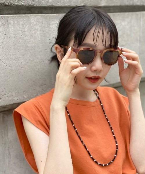 Kastane（カスタネ）の「BATE/AKaerbede（サングラス・レディース・クリア/ブラック/ピンク/ブラウン系その他・FREE）」の18枚目の写真