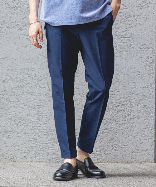 EDIFICE(エディフィス)の「《吸水速乾》COOLMAX サッカー アンクル パンツ(その他パンツ・メンズ・ブラック/ネイビー/カーキ・SMALL/MEDIUM/LARGE/X-LARGE)」の3枚目の写真