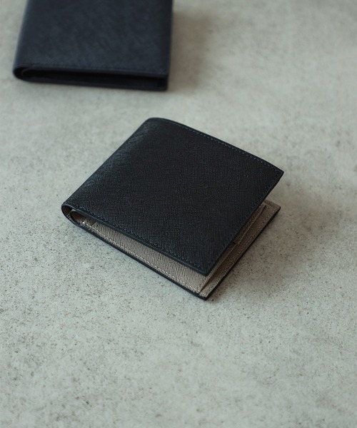 WEB限定カラーあり】サフィアーノレザー 二つ折りウォレット（ユニ