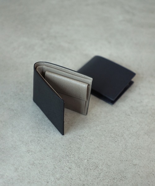 WEB限定カラーあり】サフィアーノレザー 二つ折りウォレット（ユニ