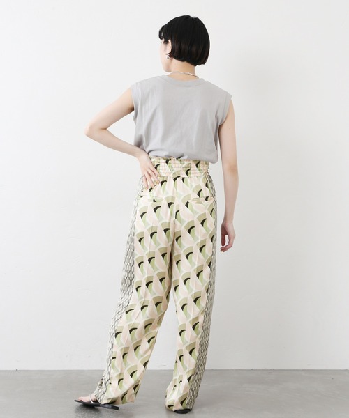 JOURNAL STANDARD(ジャーナルスタンダード)の「【Ayumi.HxJOURNALSTANDARD】ドッキングプリントパンツ◆(その他パンツ・レディース・オレンジ/グリーン・38/36)」の18枚目の写真