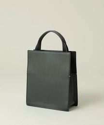 MARROW 黒 レザーバッグ 保存袋付き MARROW（マロウ） / MR-16003 MINI BOX TOTE / レザー ミニ