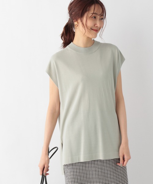 GLOBAL WORK（グローバルワーク）の「リラックス美人フレンチプルオーバー/951511（Tシャツ/カットソー・レディース・ブラック/アイボリー/グリーン系その他3・FREE）」の3枚目の写真