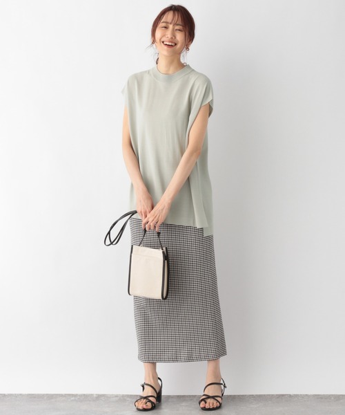 GLOBAL WORK（グローバルワーク）の「リラックス美人フレンチプルオーバー/951511（Tシャツ/カットソー・レディース・ブラック/アイボリー/グリーン系その他3・FREE）」の18枚目の写真