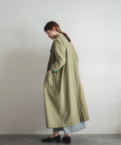 レディース　フィルデフェール　高密度ミルクロス　カーデコート　 　オシャレ　美品 FIL DE FER - 高密度ミルクロス カーデコート - Sheth Online