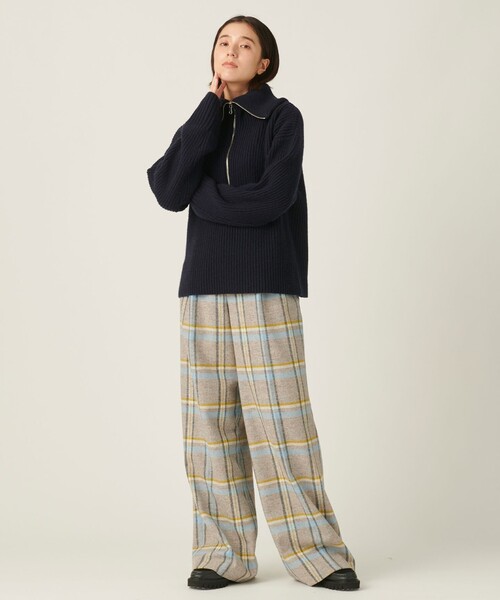 JOSEPH STUDIO（ジョゼフストゥディオ）の「ミックスウール オープンネックニット（ニット/セーター・レディース・アイボリー系/ネイビー系/ピンク系・SMALL/MEDIUM/LARGE）」の18枚目の写真