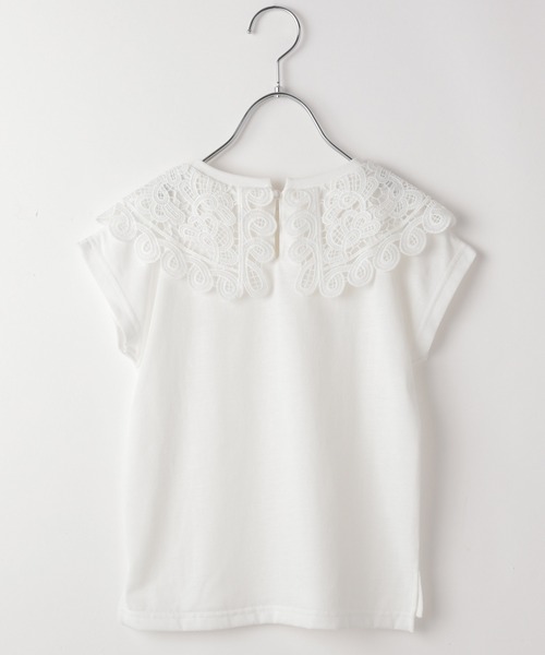 GLOBAL WORK（グローバルワーク）の「【キッズ】シャーベッTEEフリルノースリーブ/954952（Tシャツ/カットソー・キッズ・オフホワイト/ホワイト/ブラック・160cm/120cm/150cm/130cm/140cm/110cm/100cm）」の8枚目の写真