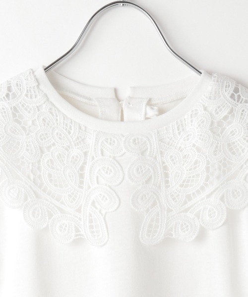 GLOBAL WORK（グローバルワーク）の「【キッズ】シャーベッTEEフリルノースリーブ/954952（Tシャツ/カットソー・キッズ・オフホワイト/ホワイト/ブラック・160cm/120cm/150cm/130cm/140cm/110cm/100cm）」の9枚目の写真