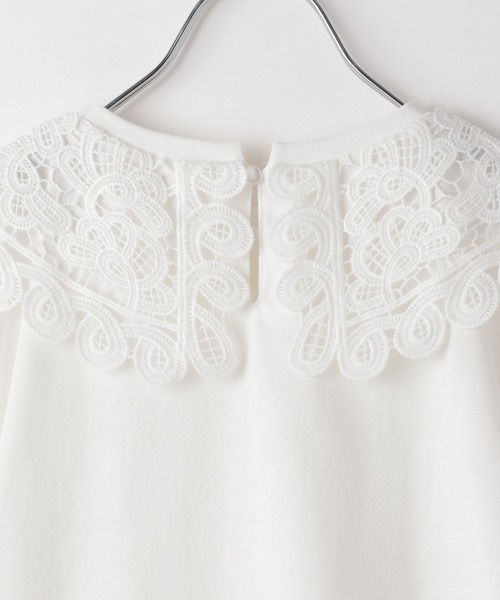 GLOBAL WORK（グローバルワーク）の「【キッズ】シャーベッTEEフリルノースリーブ/954952（Tシャツ/カットソー・キッズ・オフホワイト/ホワイト/ブラック・160cm/120cm/150cm/130cm/140cm/110cm/100cm）」の12枚目の写真