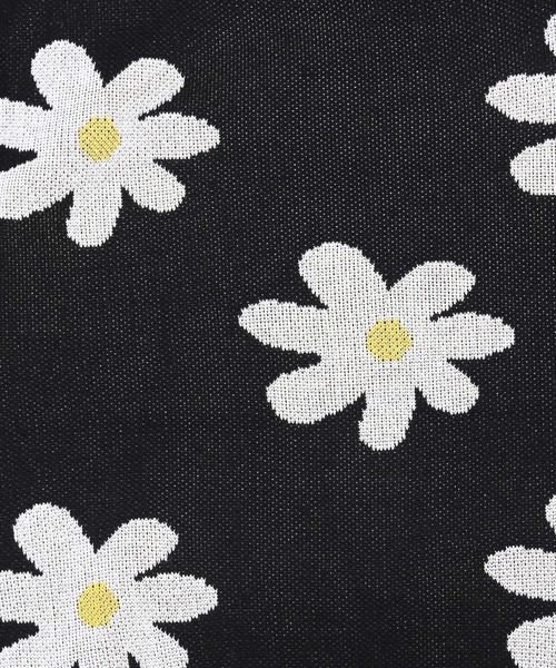 WC(ダブル シー)の「マーガレットニットトップス(ニット/セーター・レディース・ブラック/グリーン・FREE)」の7枚目の写真