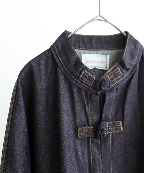 antiqua（アンティカ）の「チャイナデニムジャケット（デニムジャケット・レディース・ノンウォッシュ・FREE）」の11枚目の写真