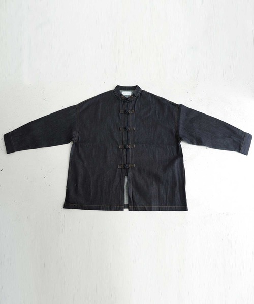 antiqua（アンティカ）の「チャイナデニムジャケット（デニムジャケット・レディース・ノンウォッシュ・FREE）」の14枚目の写真