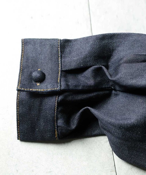 antiqua（アンティカ）の「チャイナデニムジャケット（デニムジャケット・レディース・ノンウォッシュ・FREE）」の15枚目の写真