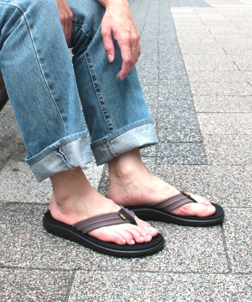 セール Teva テバ メンズ トングサンダル ボヤ キャンバス フリップサンダル サンダル Teva テバ のファッション通販 Zozotown