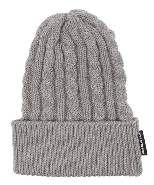 SHIPS（シップス）の「SCO: ケーブル編み ニット キャップ（ニットキャップ/ビーニー・メンズ・チャコールグレー/ブラック/カーキ/ネイビー・ONE SIZE）」の12枚目の写真