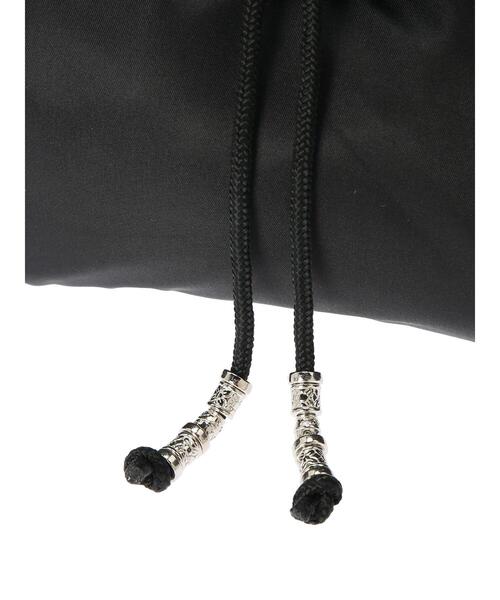 YECCA VECCA(イェッカヴェッカ)の「巾着デザインショルダーバック*(トートバッグ・レディース・ブラック/カーキ・FREE)」の12枚目の写真