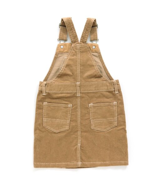 BREEZE（ブリーズ）の「後ろスリットジャンスカ（ジャンパースカート・キッズ・インディゴブルー/ベージュ・130/140/120/100/110/90/80）」の9枚目の写真