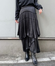CIAOPANIC | サテンティアードマキシスカート(スカート)