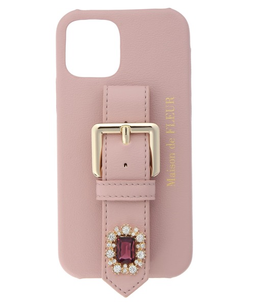 Maison de FLEUR（メゾンドフルール）の「ビジューベルトアイフォン12/12Proケース（スマホケース/カバー・レディース・ボルドー/ブラック/ピンク・FREE）」の21枚目の写真